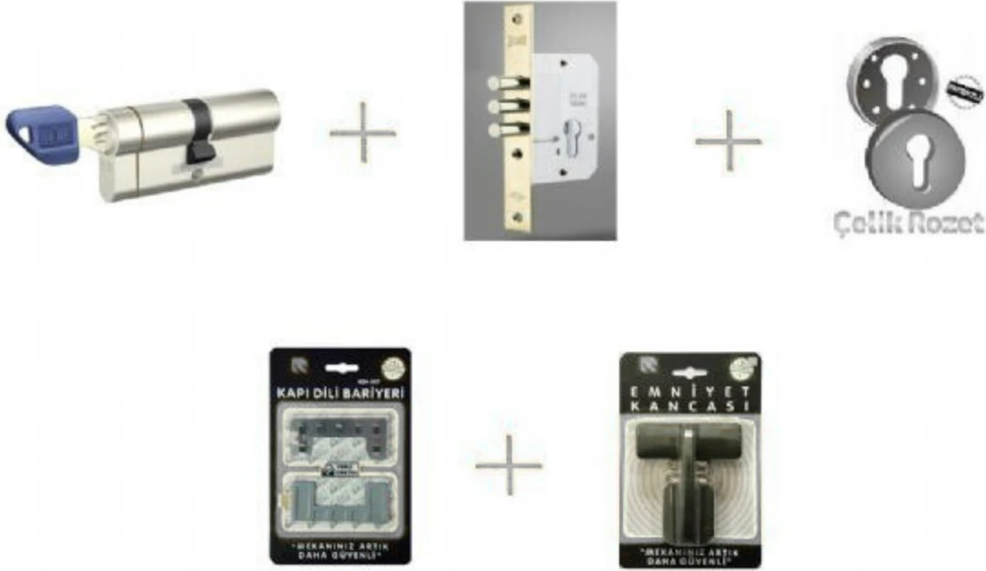Eski Çelik Kapılar Için Çelik Kapı Güçlendirme Seti