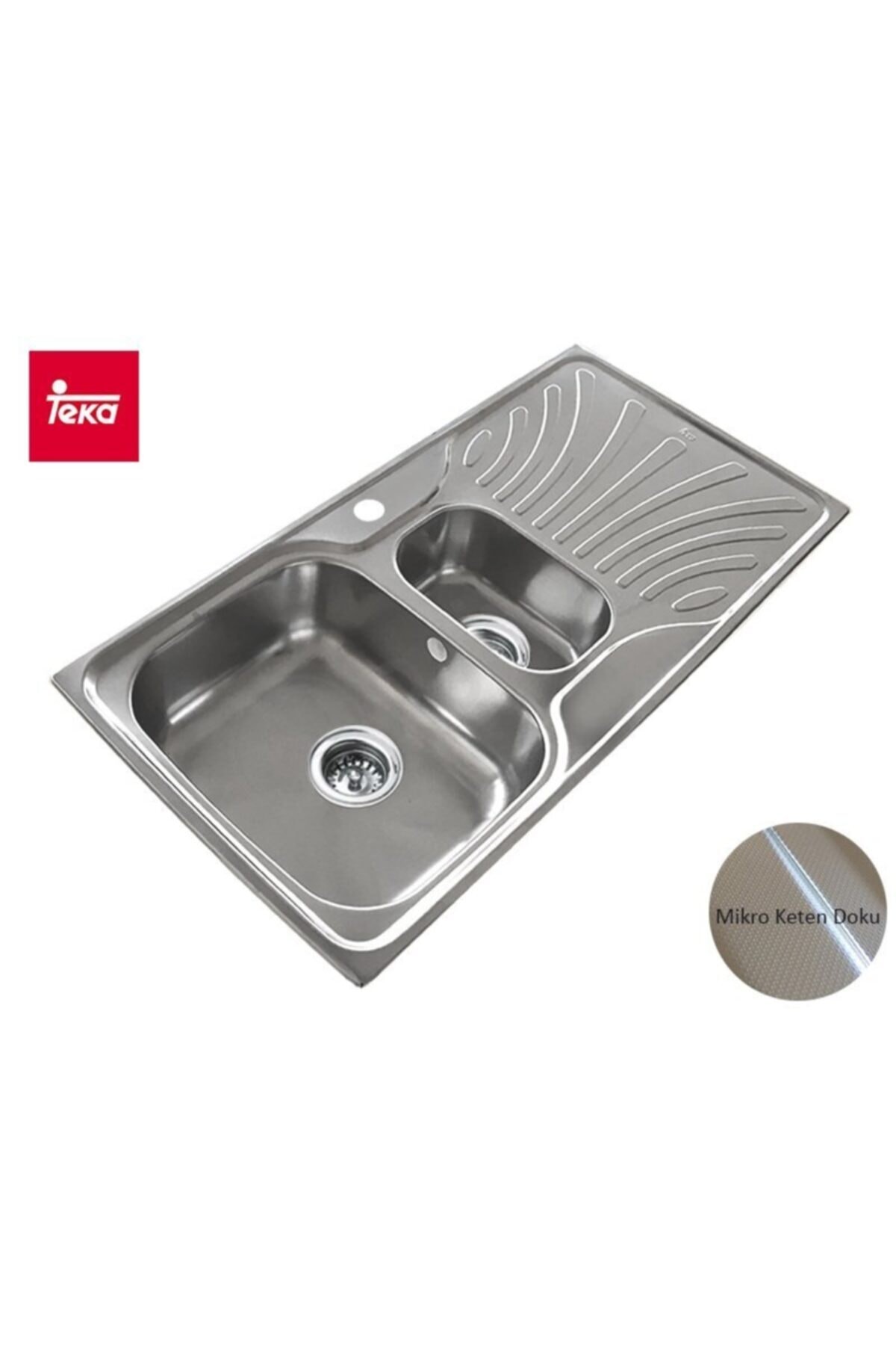 Nerissa 60 B Mikroketen Sağ Damlalıklı Mutfak Eviyesi