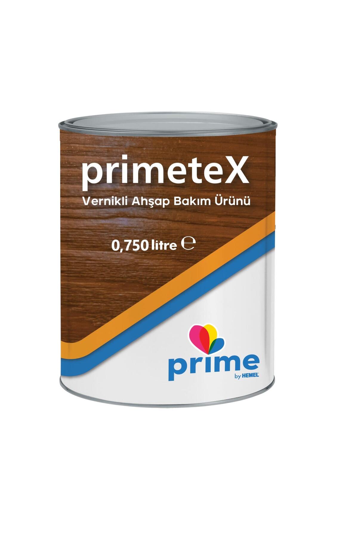Primetex Solvent Bazlı Yarı Şeffaf Vernikli Ahşap Koruyucu 0,750 LT KOYU CEVİZ