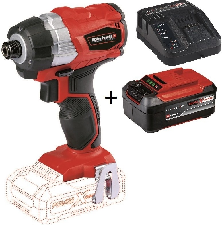 EİNHELL Te-Cı 18 Li Brushless Darbeli Vidalama + 5.2 Ah Plus Starter Kit