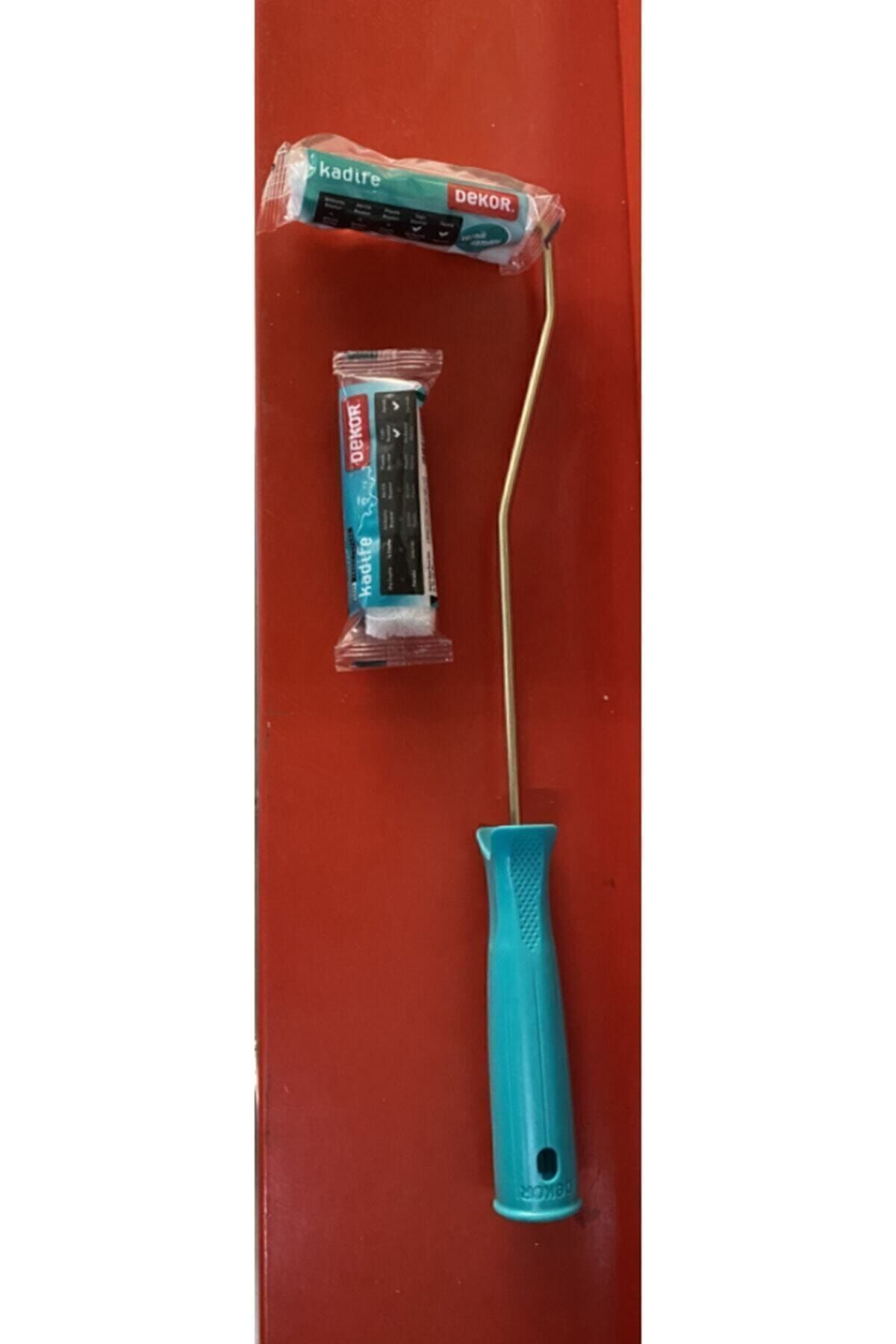 DEKOR Kadife Parmak Rulo + 1 Adet Kadife Parmak Rulo Yedeği 10 Cm