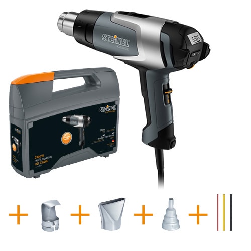 HG 2320 LCD Sıcak Hava Tabancası Çantalı Set