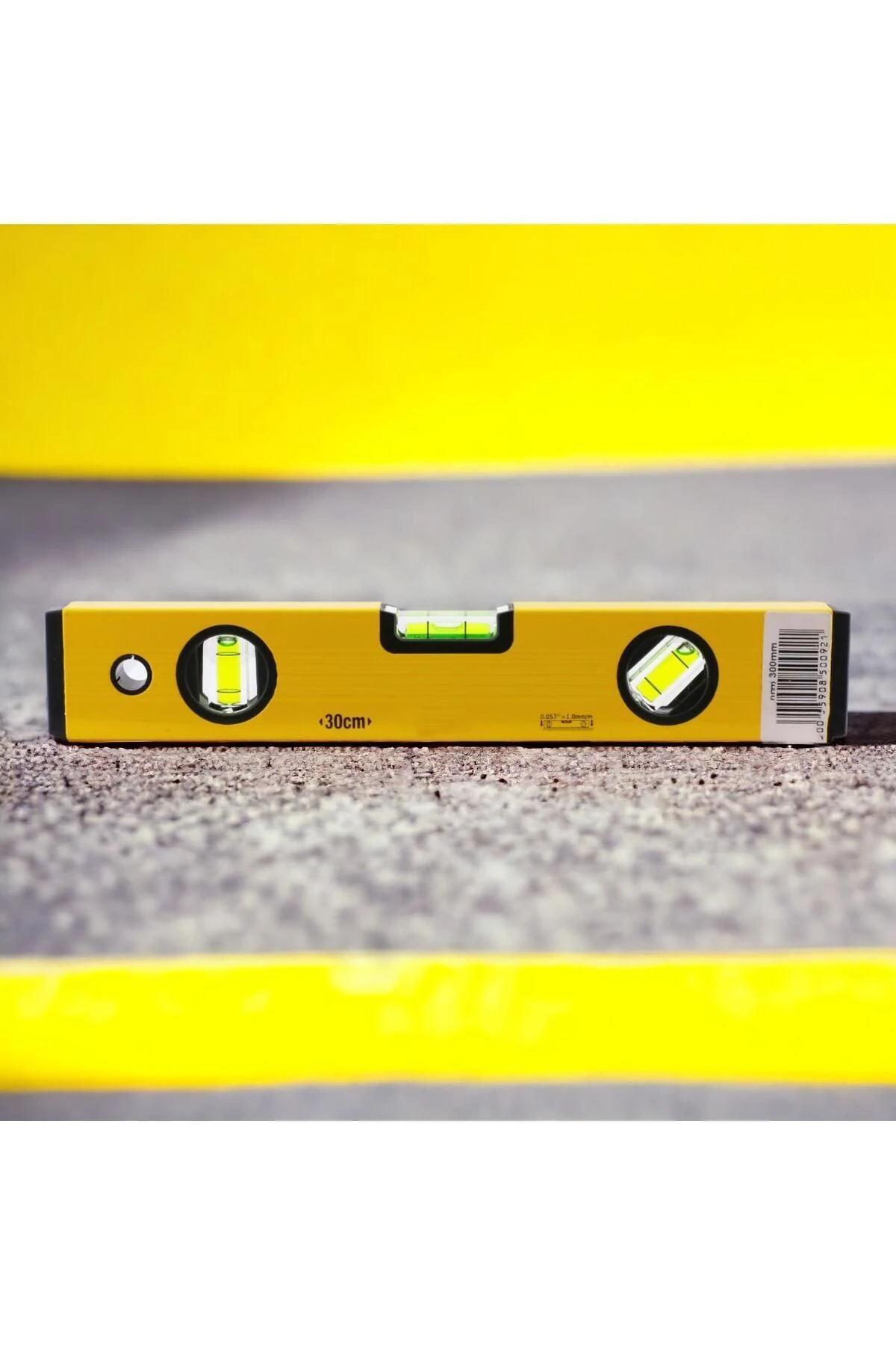 Aluminyum Su Terazisi 30 Cm İnşaat Duvar Fayans Marangoz Mühendislik Ölçüm Eğim Ölçü Eğik Ölçme