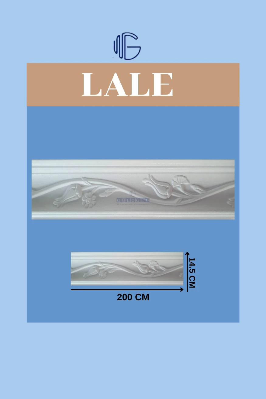 15 cm Desenli Kartonpiyer Stropiyer Lale 10 Adet