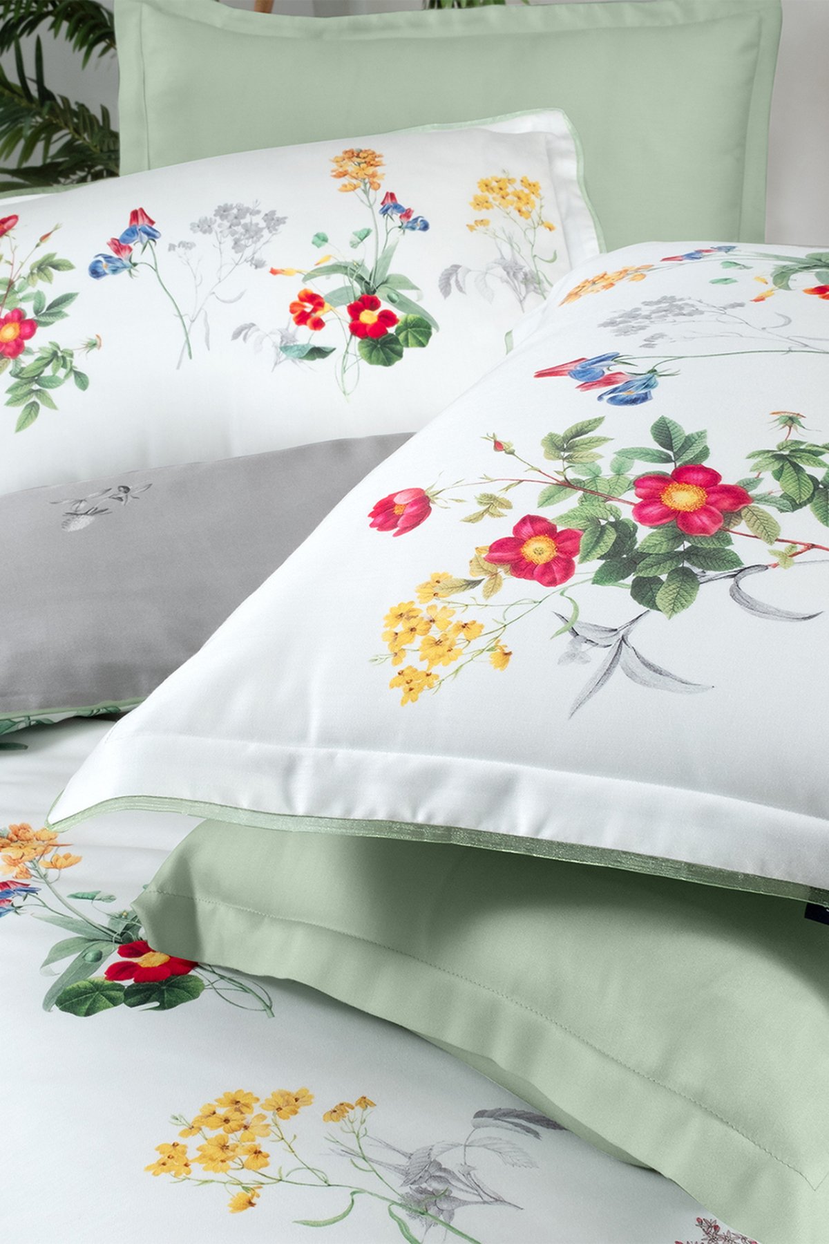 Eterna Multi King Size (Battal Boy) %100 Pamuk Lyocell Nevresim Takımı