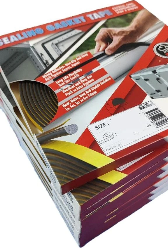 3x15.mm / 20.mt Kapı Pencere Soğuk Toz Geçirmez İzolasyon Kendinden Yapışkanlı Isı Yalıtım Fitil Conta Bant