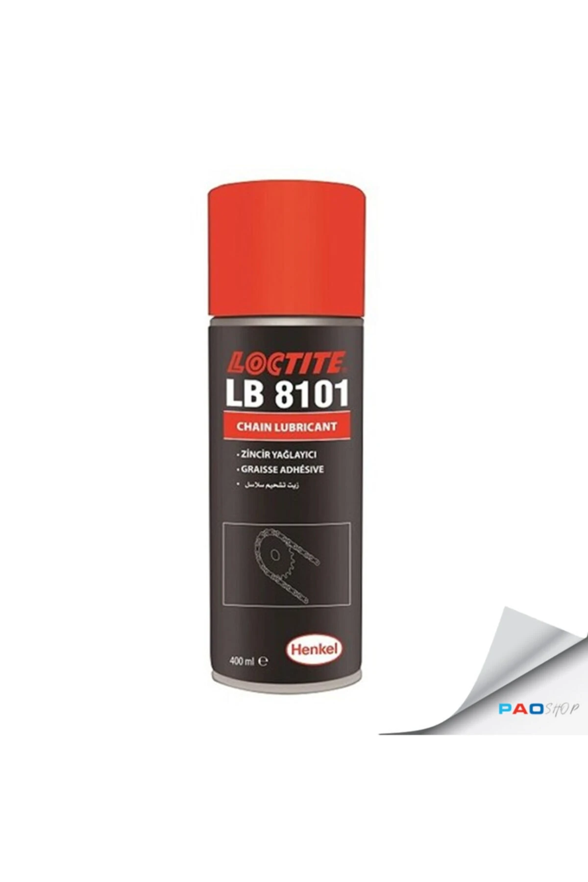 LOCTİTE Loctıte Lb 8101 Suya Dayanıklı Zincir Yağlayıcı 400 G/ml