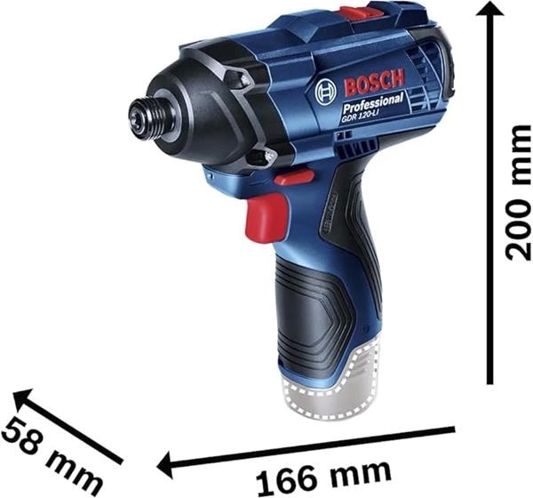 Gdr 120-LI Akülü Darbeli Somun Sıkma (12 Volt, Solo, Karton Kutuda, 100 Nm Maks.