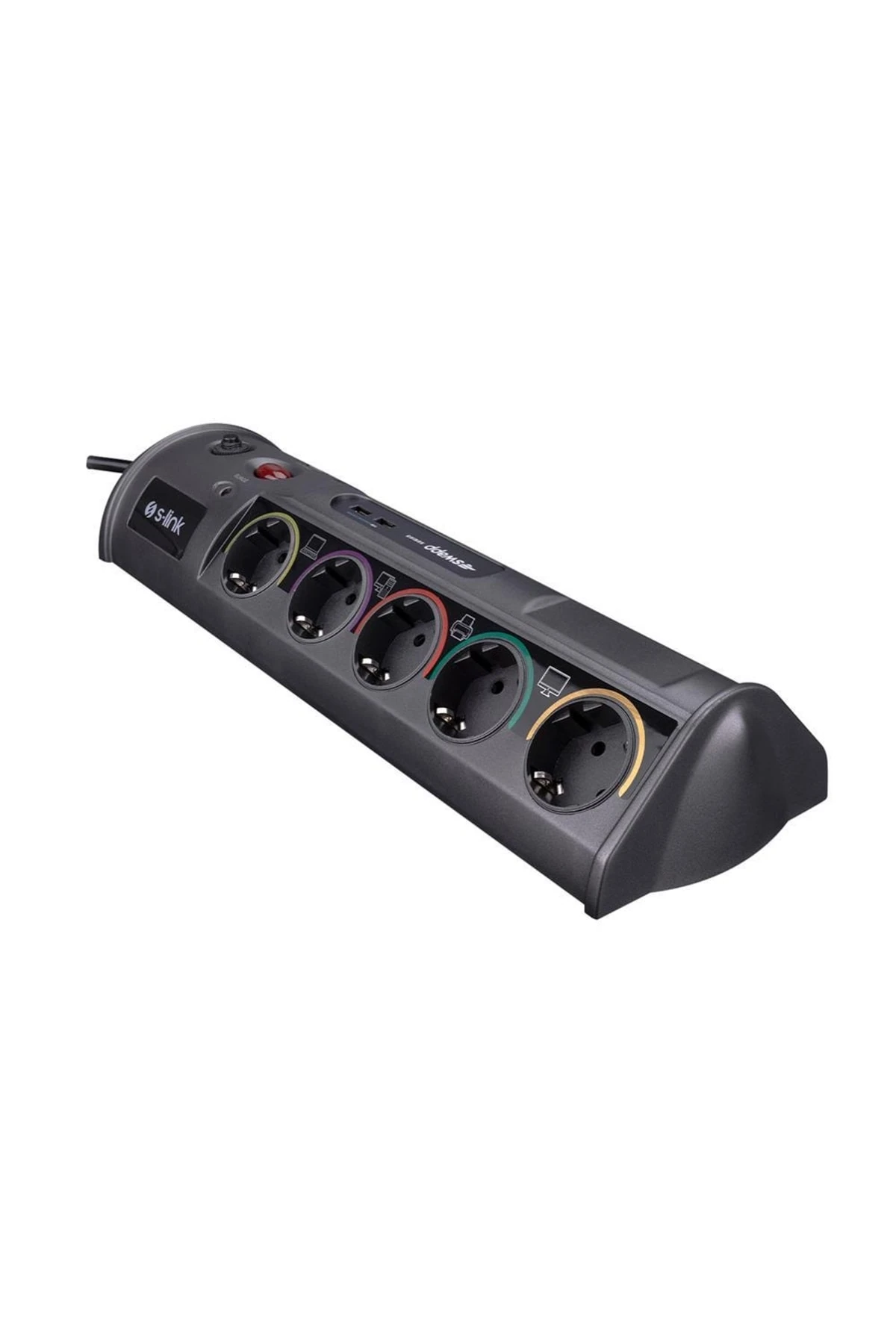 Swapp Swv-prz010 1.8m 2 Usb Port 10'lu Akım Korumalı Priz