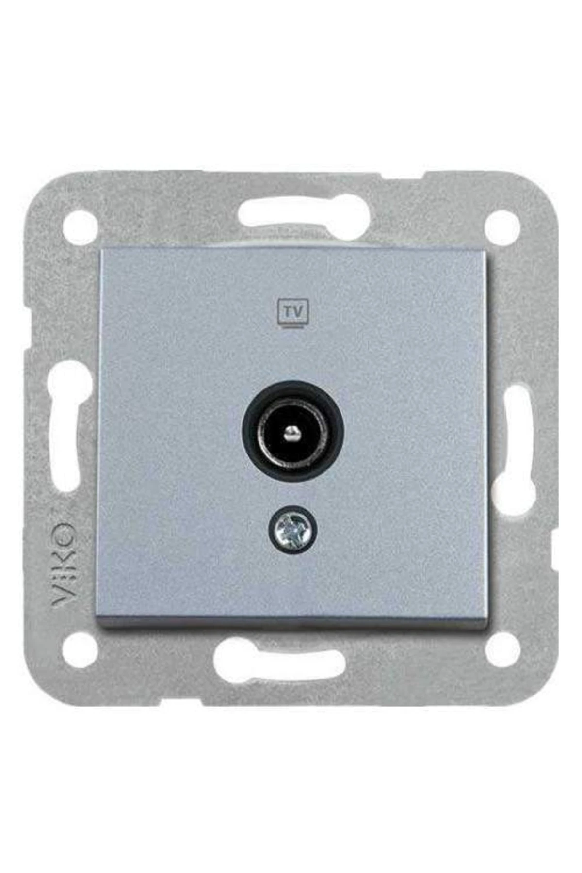 92605010 Novella/trenda Gümüş Tv Prizi Kapak (mekanizma Hariç)