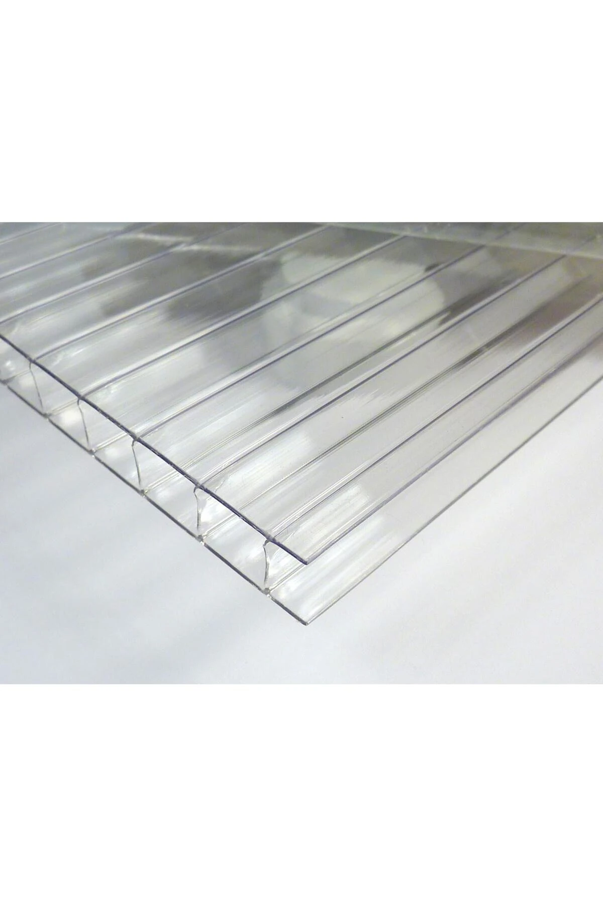 10mm Şeffaf Polikarbon Levha Sera Pergole Sundurma Çatı Kaplama 150x150cm