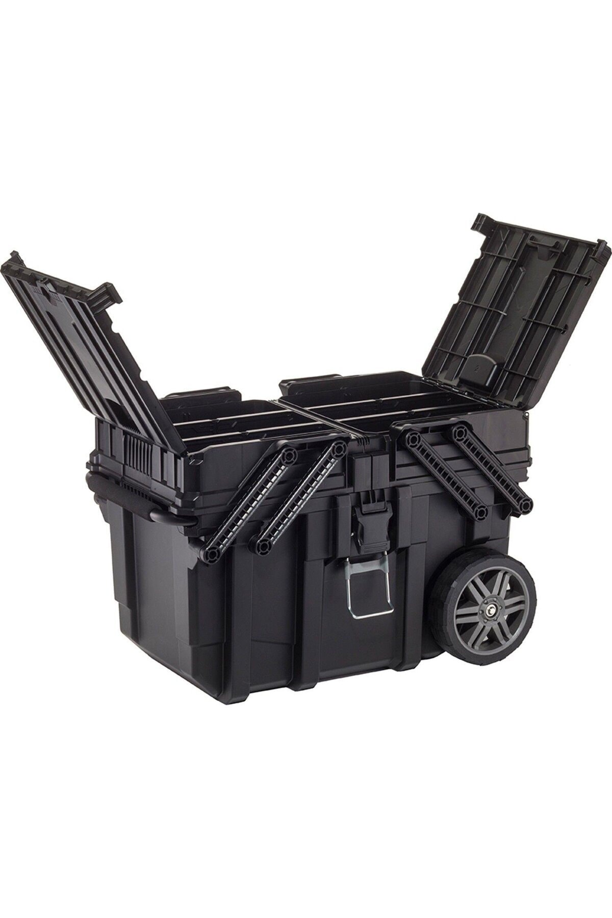 Husky Cantilever Job Box Konsol Kapak Tekerlekli Takım Sandığı 64,6 X 37,3 X 41