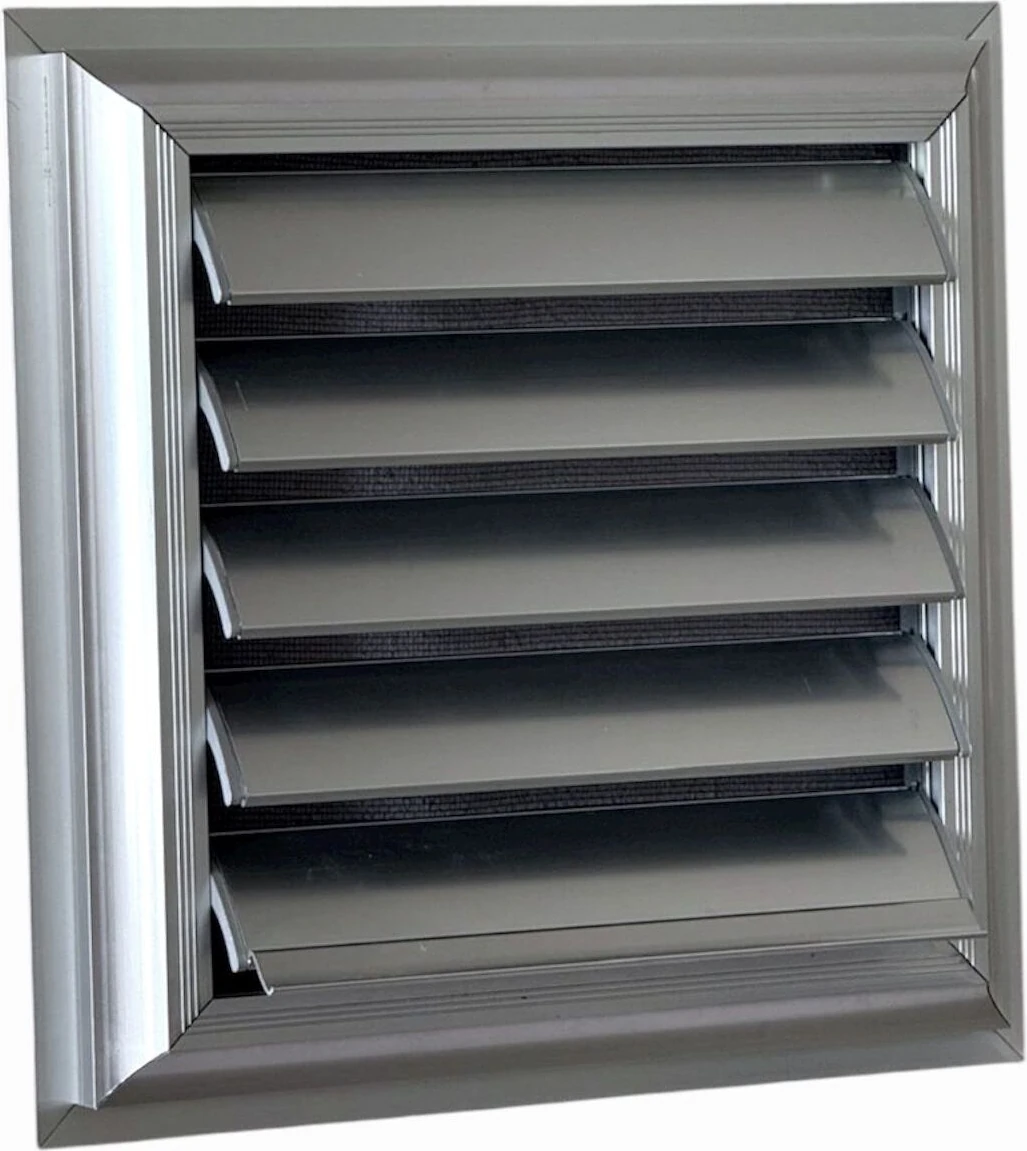 35X45 cm Alüminyum Parlak Krom Eloksal Banyo Menfezi