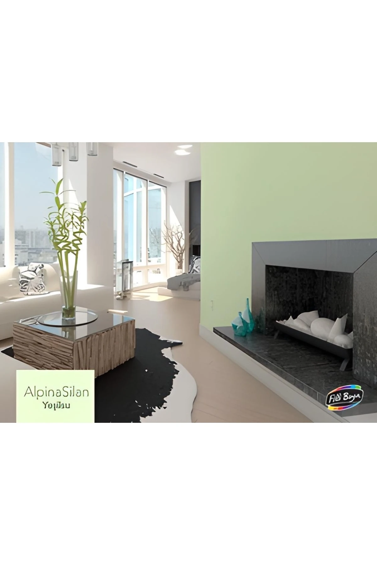 Filli Momento Silan Silinebilir Ipeksi Mat Içcephe Duvar Boyası 2.5ltyeşilsu