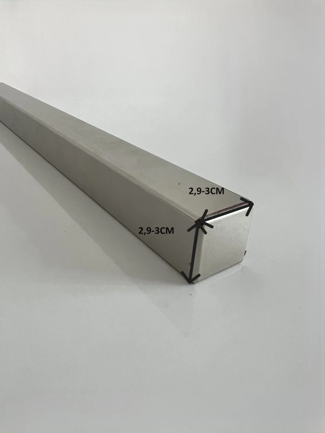 Çelik Kapı Çekme Kolu Kare Tip 60 cm Ayarlanabilir Sistem