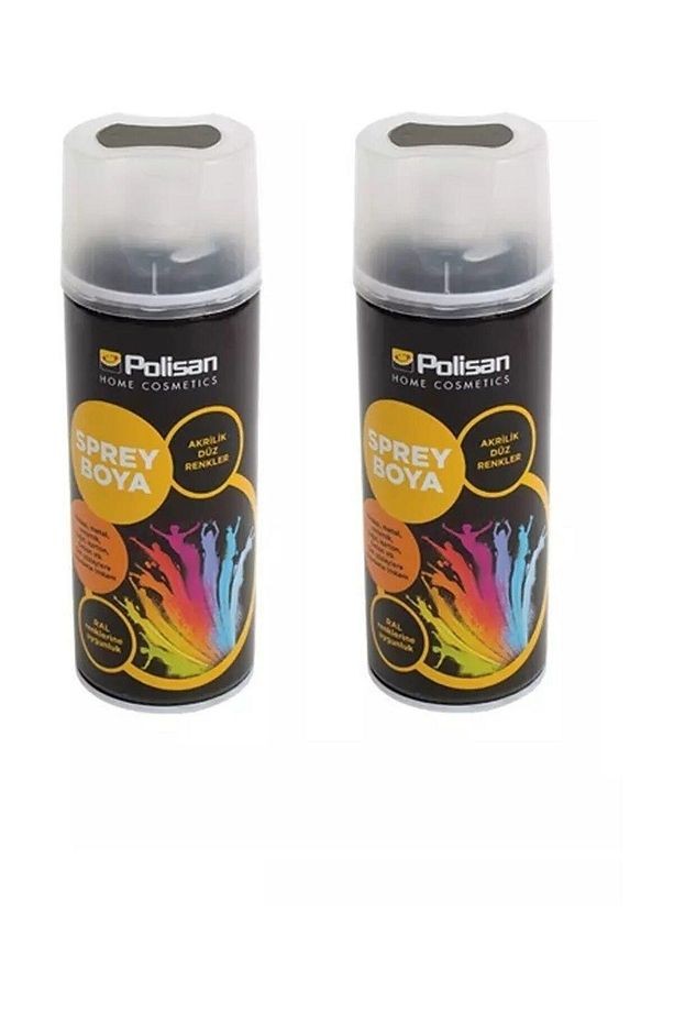 Akrilik Sprey Boya Parlak Siyah 2 X 400 ml