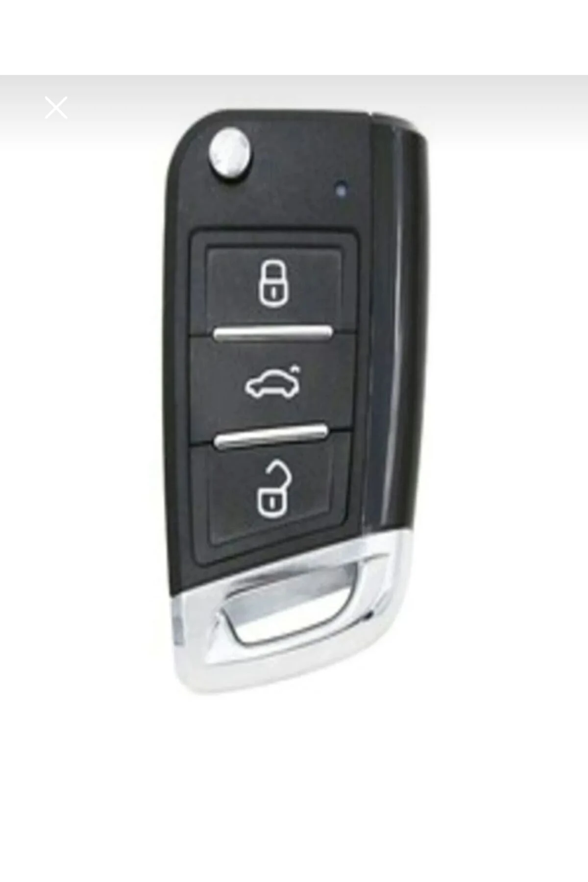 Universal Yeni Sustalı 3 Butonlu Akıllı Kodlanabilir Oto Kumanda Golf Tipi (433 Mhz)