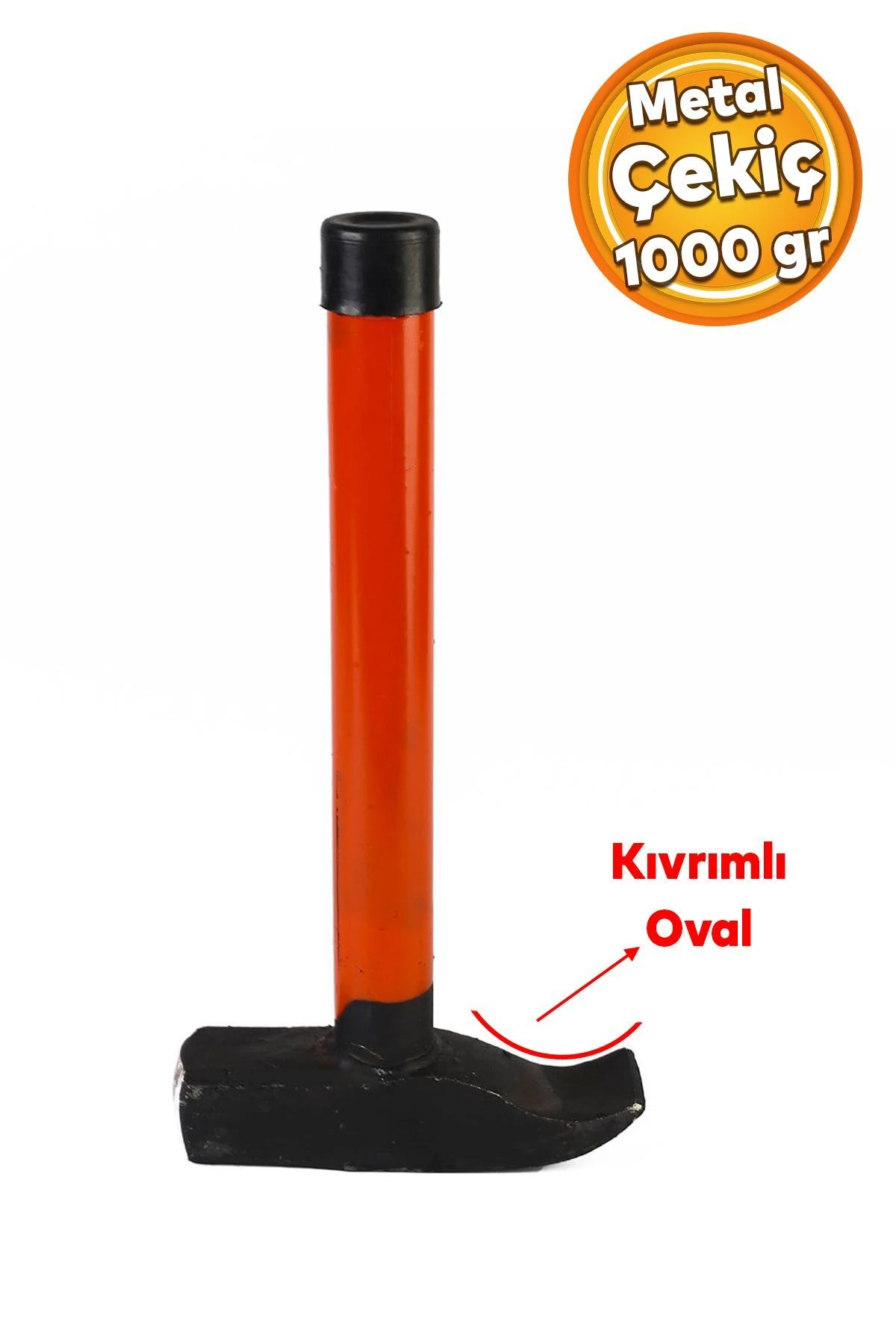 Kamyoncu Çekici Metal Saplı Eğimli Kıvrımlı Çekiç 27 cm 1 kg 1000 Gr