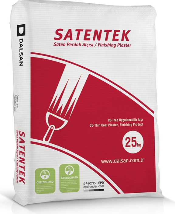 Saten Alçı Satentek 25 Kg.