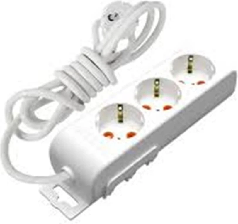 Mutlusan Rı-Tech 3lü Topraklı Grup Priz 2m (001 175 310002 02 00)