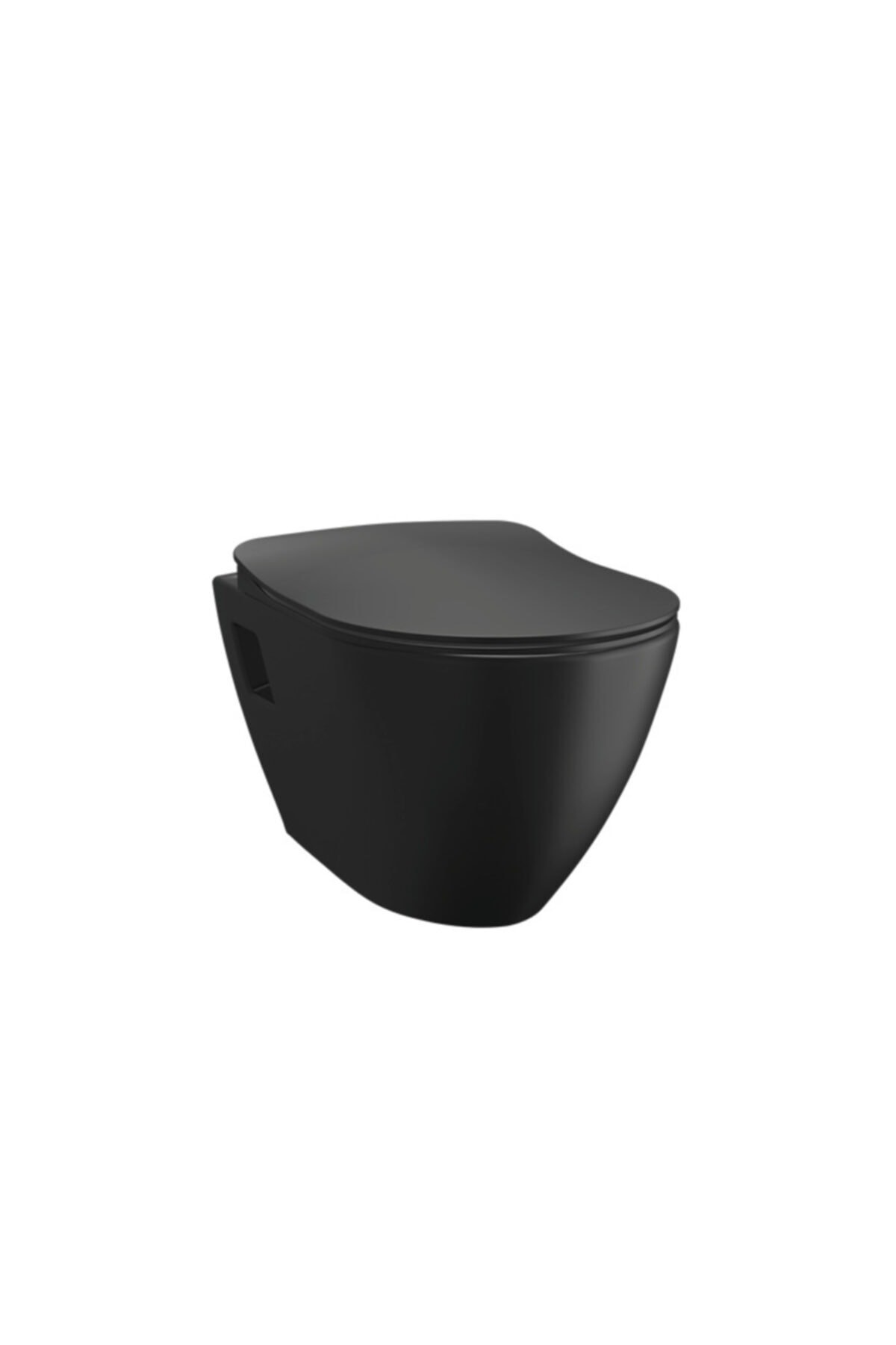 Tp325 Siyah Asma Klozet + Duroplast Kapak