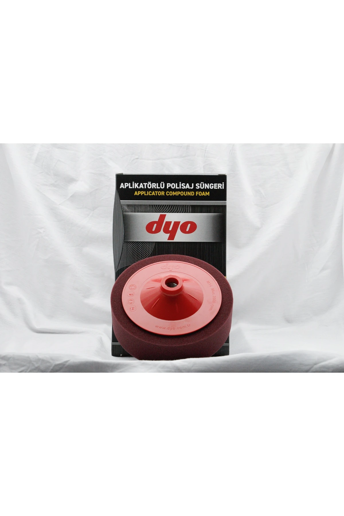 Aplikatörlü Polisaj Süngeri Bordo