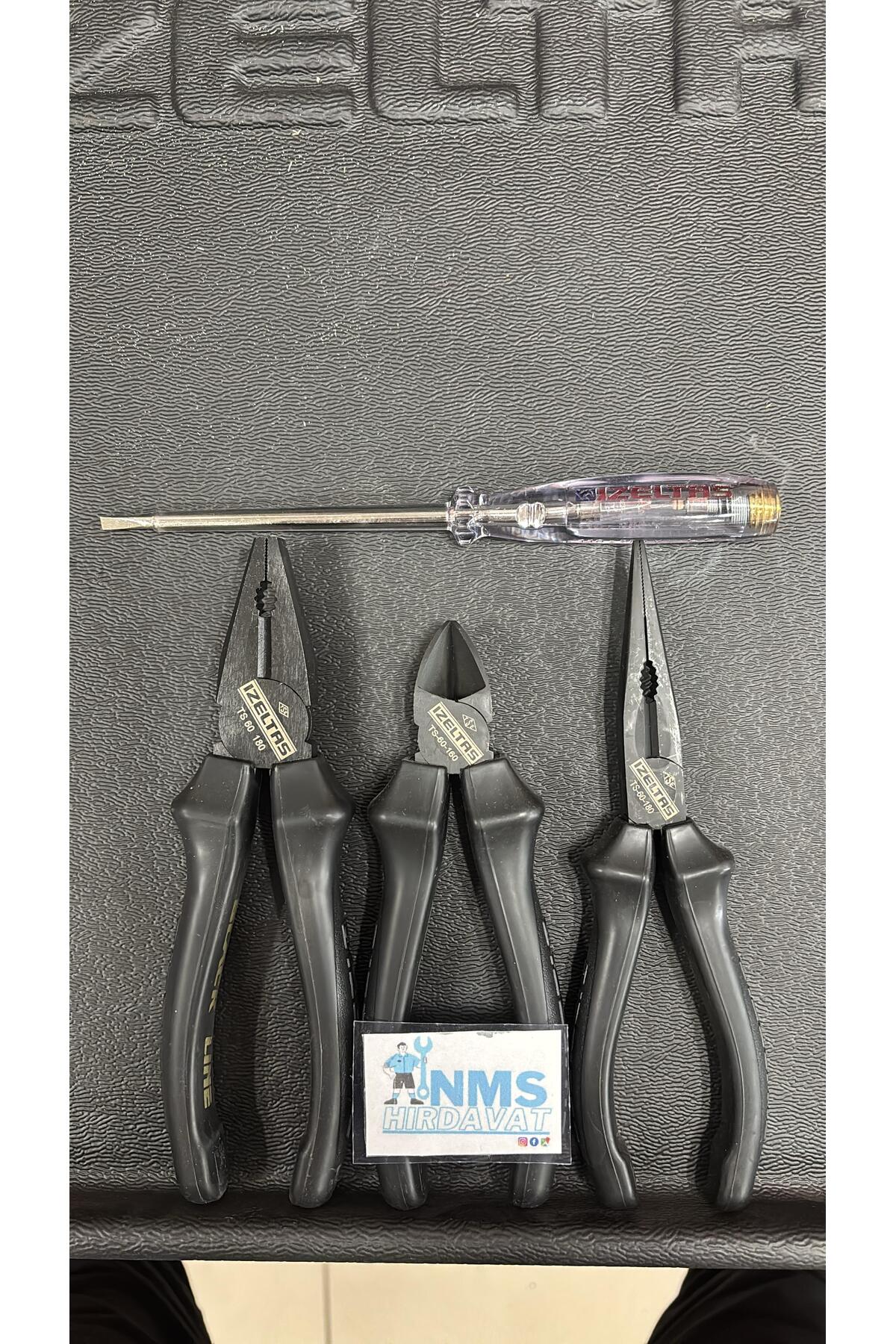 Black Line Usta Seti 180Pense 160YanKeski 180Kargaburun 190 K.Kalemi Seti 4 Parça NMS HRDVAT