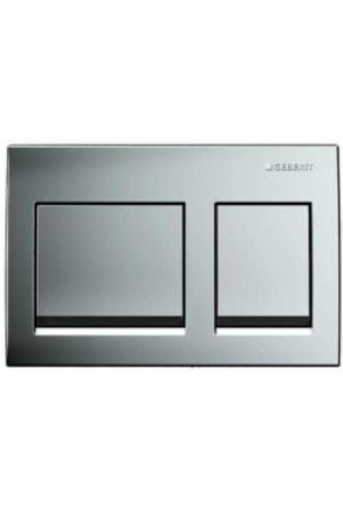 Alpha15 Kumanda Kapağı - Çift Basmalı Mat Krom