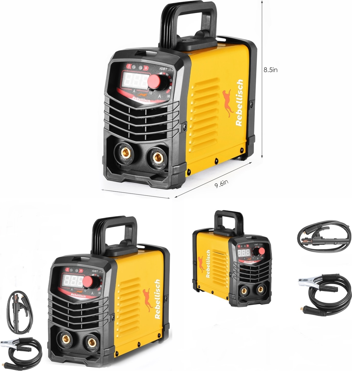 Germany Welding Series Çift Kartlı 200 Amper Profesyonel Dijital Göstergeli Inverter Kaynak Makinesi