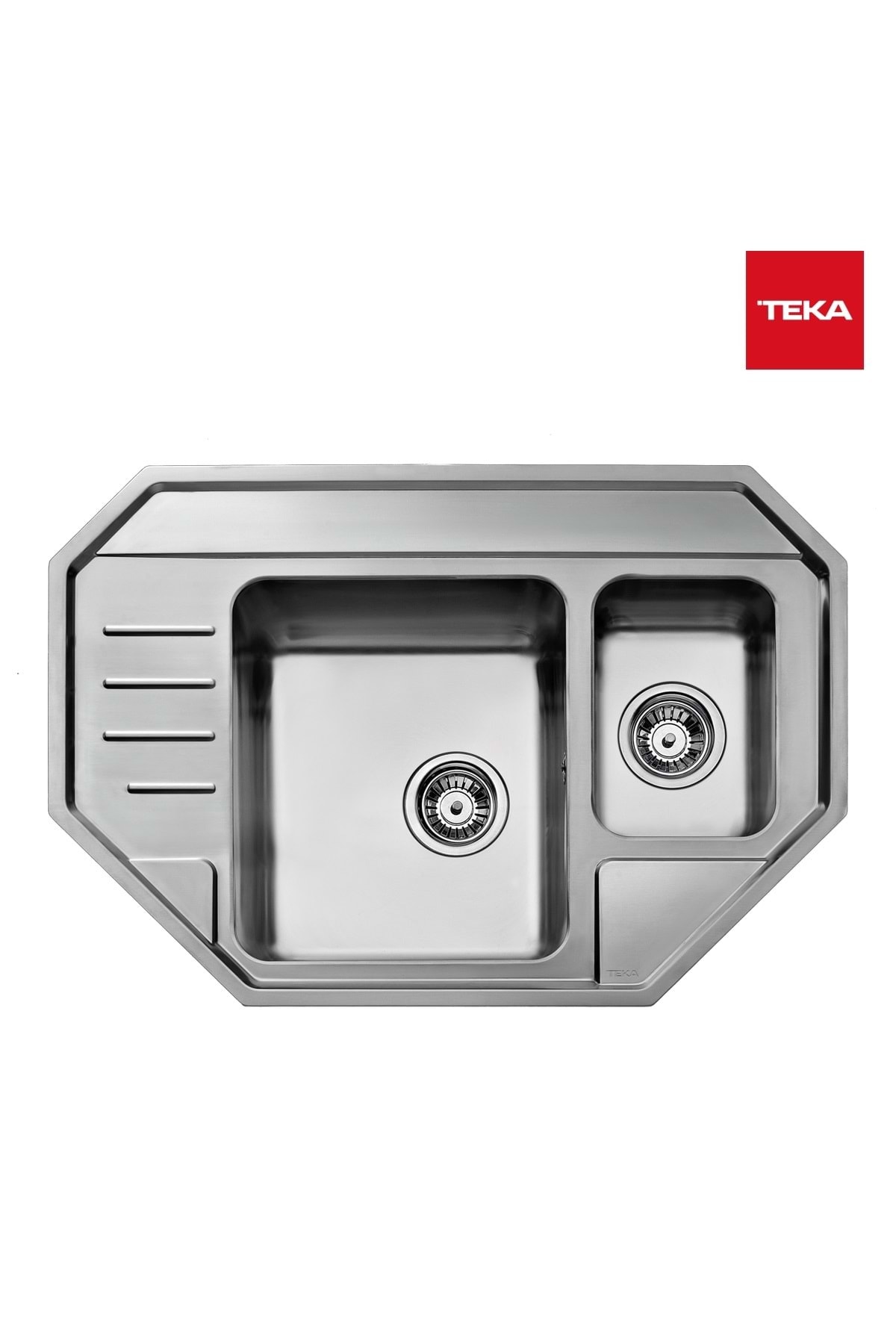 Stage 60 E Düz Çelik Köşe Eviye