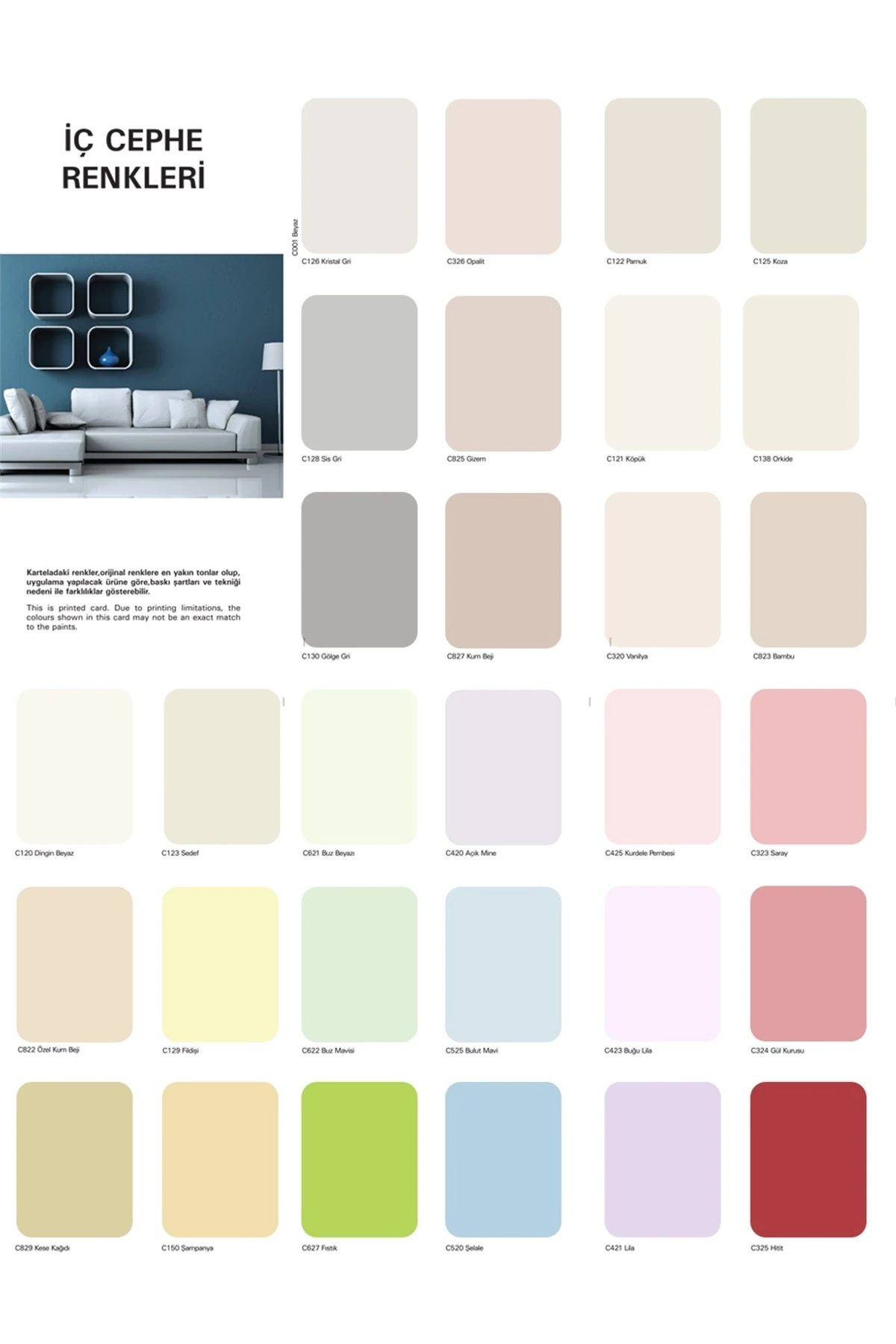 Allegro Silikonlu Plastik Iç Cephe Boyası C128 Sis Gri 20 Kg