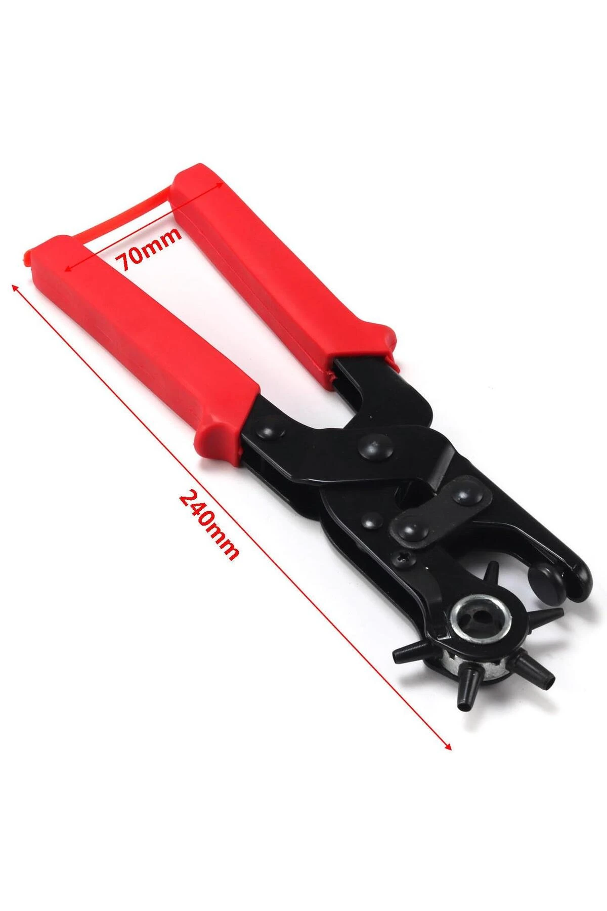 Büro Ev Ofis Hobi Atölyesi için 6 Başlı Pens Kemer Delik Delme Çerçeve Yapma Pensesi