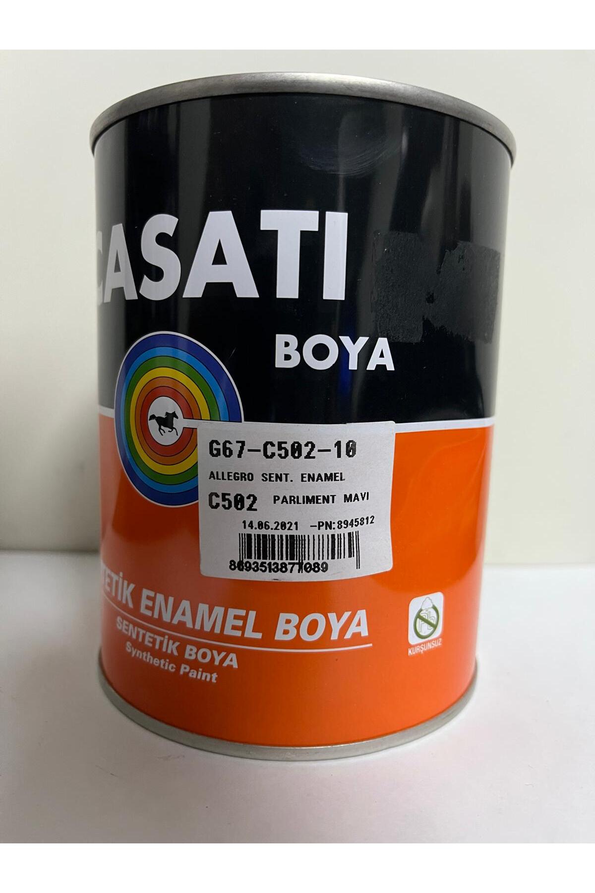 CASATİ ENAMEL SENTETİK YAĞLI BOYA PARLEMENT MAVİ 0,75 LT