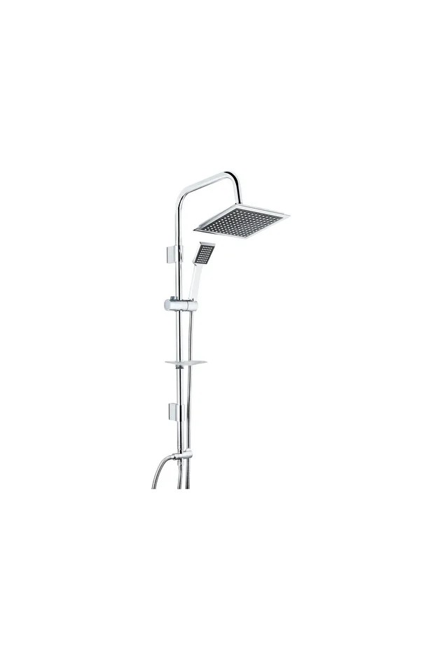 Rain Pratik 1F Sürgülü Duş Seti(Quadro)