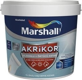 Akrikor Silikonlu Örtücü Dış Cephe Astarı 15 Lt (20 Kg)