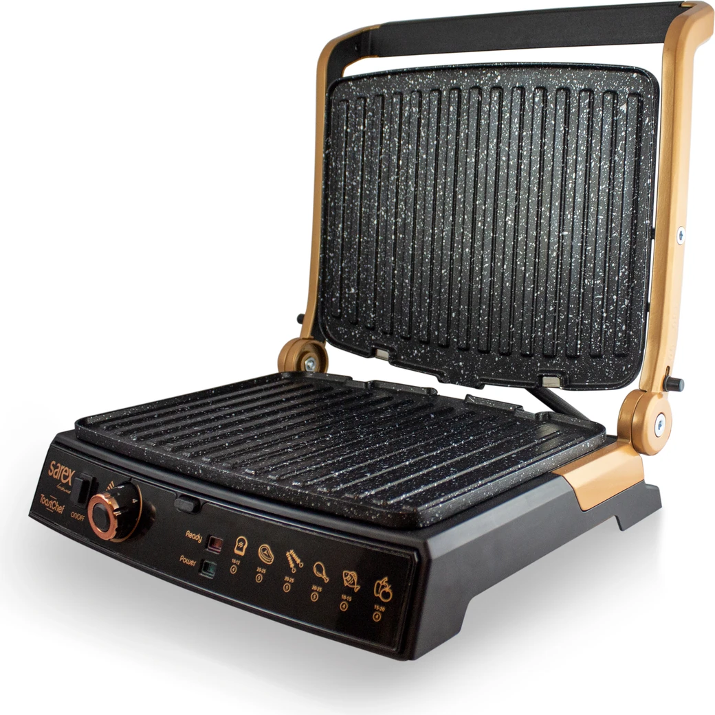 Çelik Izgara ve Tost Makinesi, Pratik ve Şık Tasarım