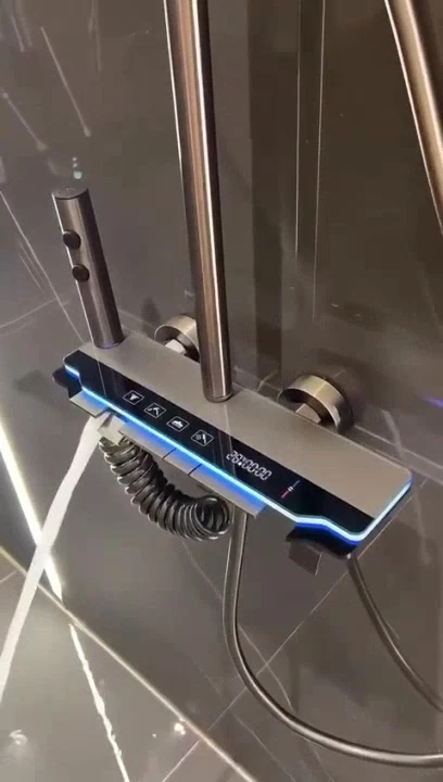 Çok Fonksiyonlu Led Işıklandırmalı Premium Akıllı Duş Seti