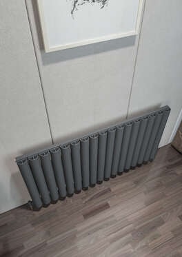 Birgi Yatay Alüminyum Radyatör 1185X600 Pütürlü Antrasit (7946)