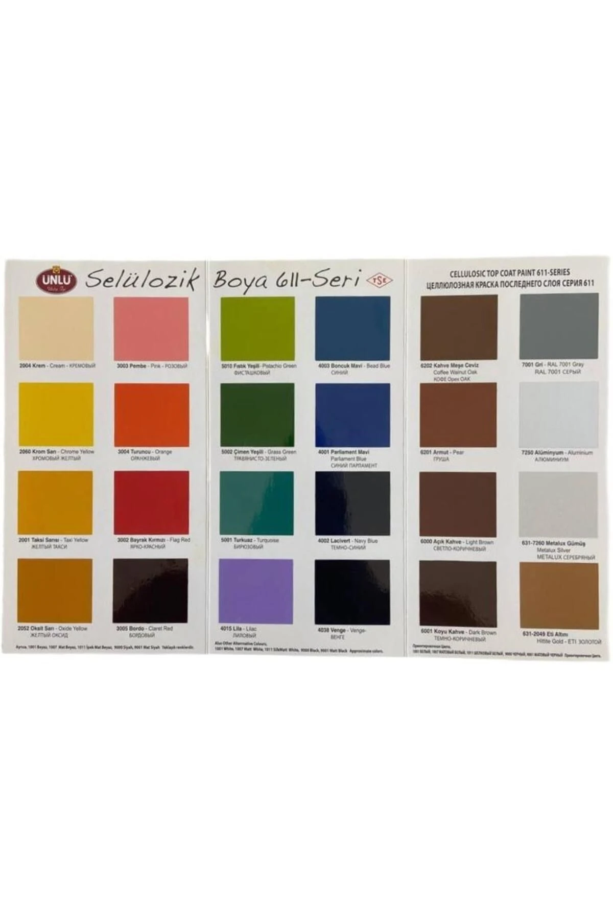 Selülozik Boya Mavi