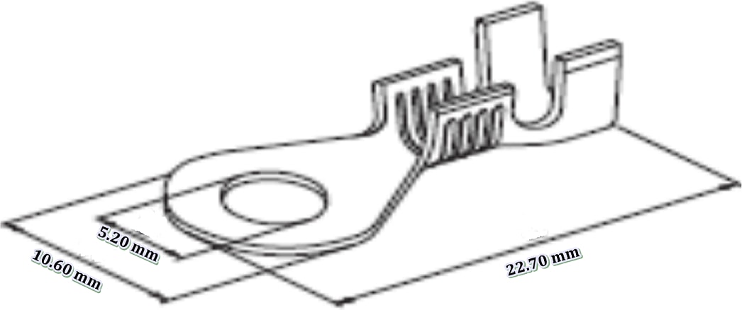 25 Adet  4 Numara Kablo Ucu- 5,2mm (Skn-4) Tş2424
