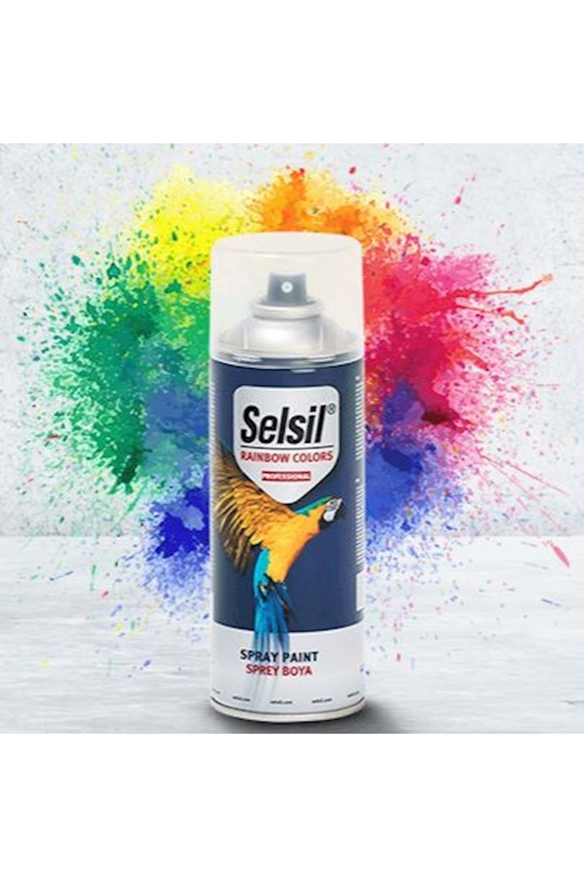 Sprey Boya 400ml Yaldız Gri 200°c Isıya Dayanıklı
