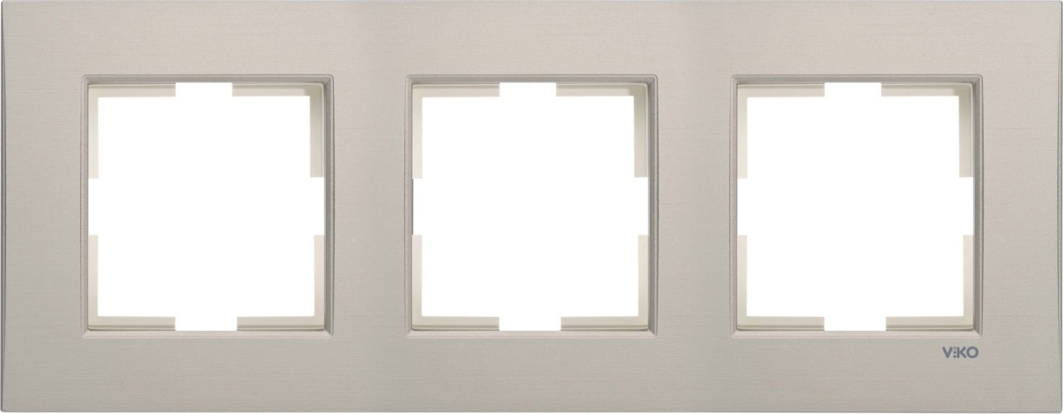 Novella Eloxal Bronz Metal Üçlü Çerçeve - 92192303