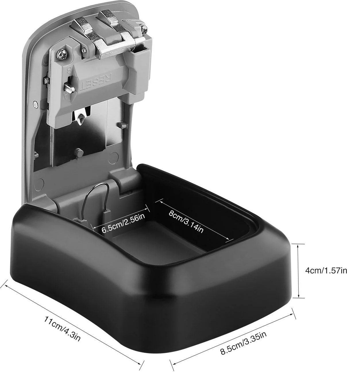 Safe-Key 3 Duvara Montaj Şifreli Anahtar Saklama Kasası / Kutusu