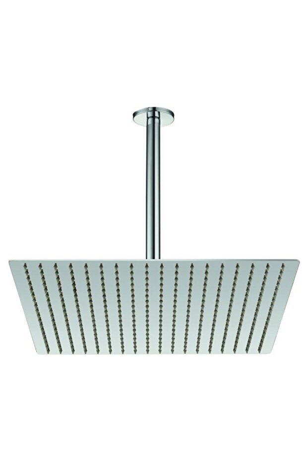Ankastre Duş Başlığı Kare Slim Metal 40x40 Cm Ads23