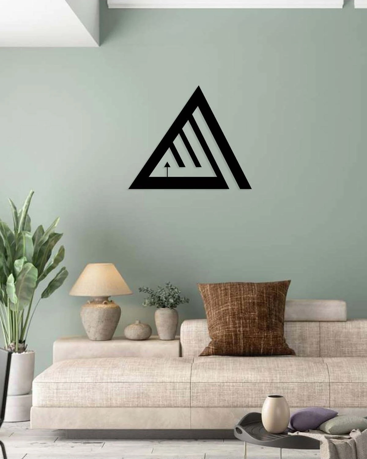 -Allah Islami Metal Tablo - Islami Ev Dekorasyonu - Dini Duvar Tabloları - 40 X 40 - Cm - Sıyah-Islm-125