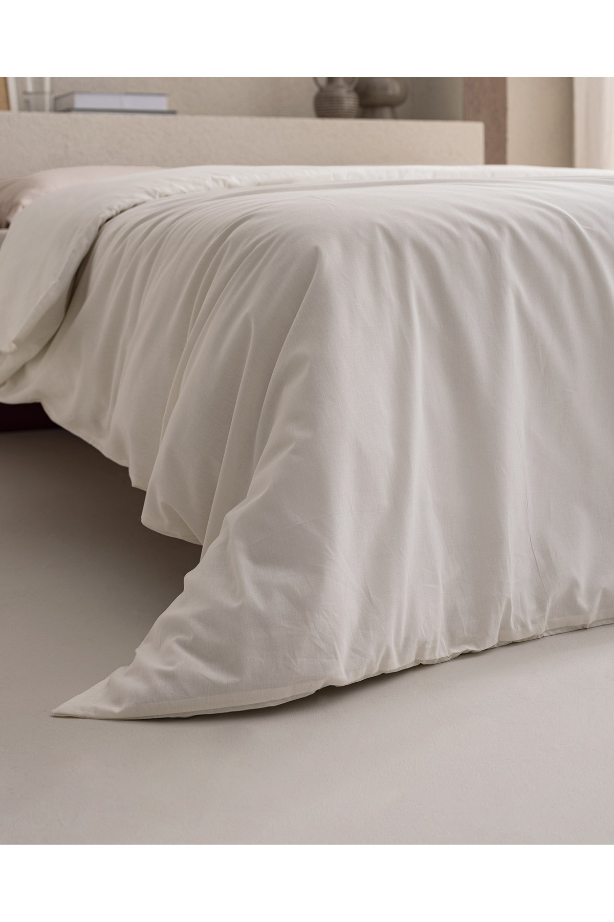 Manon King Size Ranforce Düz Nevresim