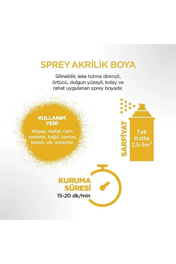 Akrilik Sprey Boya Lila 400 ml - Ral 4005