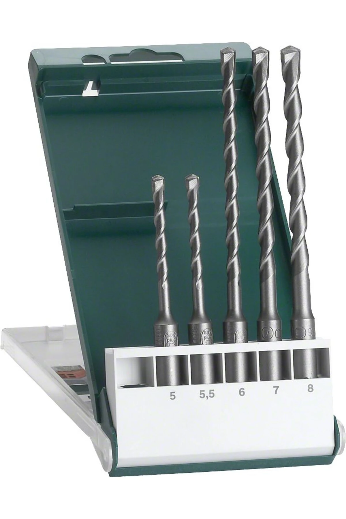 - Sds Plus Kırıcı Delici Matkap Ucu Seti 5 Parça (5,5,5 X 110, 6,7,8 X 160 MM)