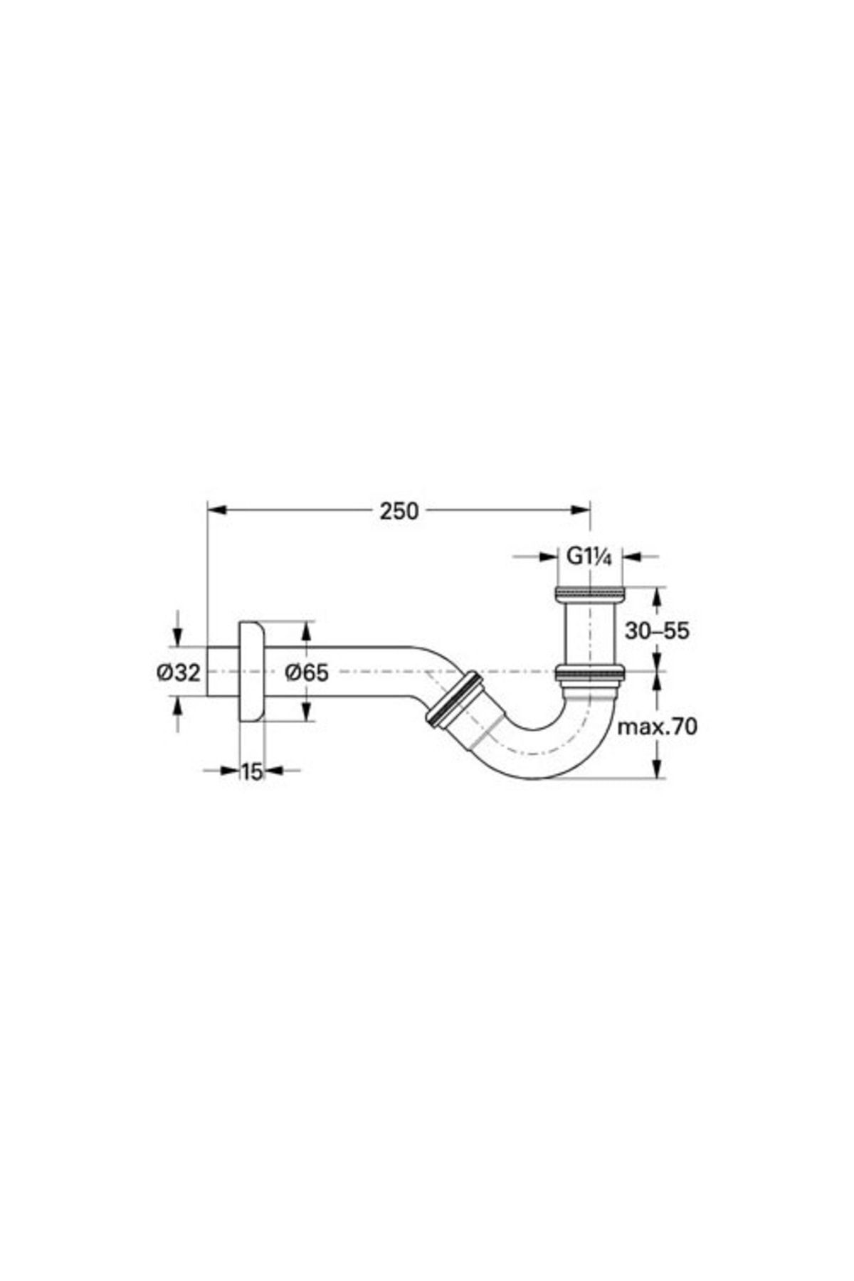 Bide Sifonu S 250mm - 28946000