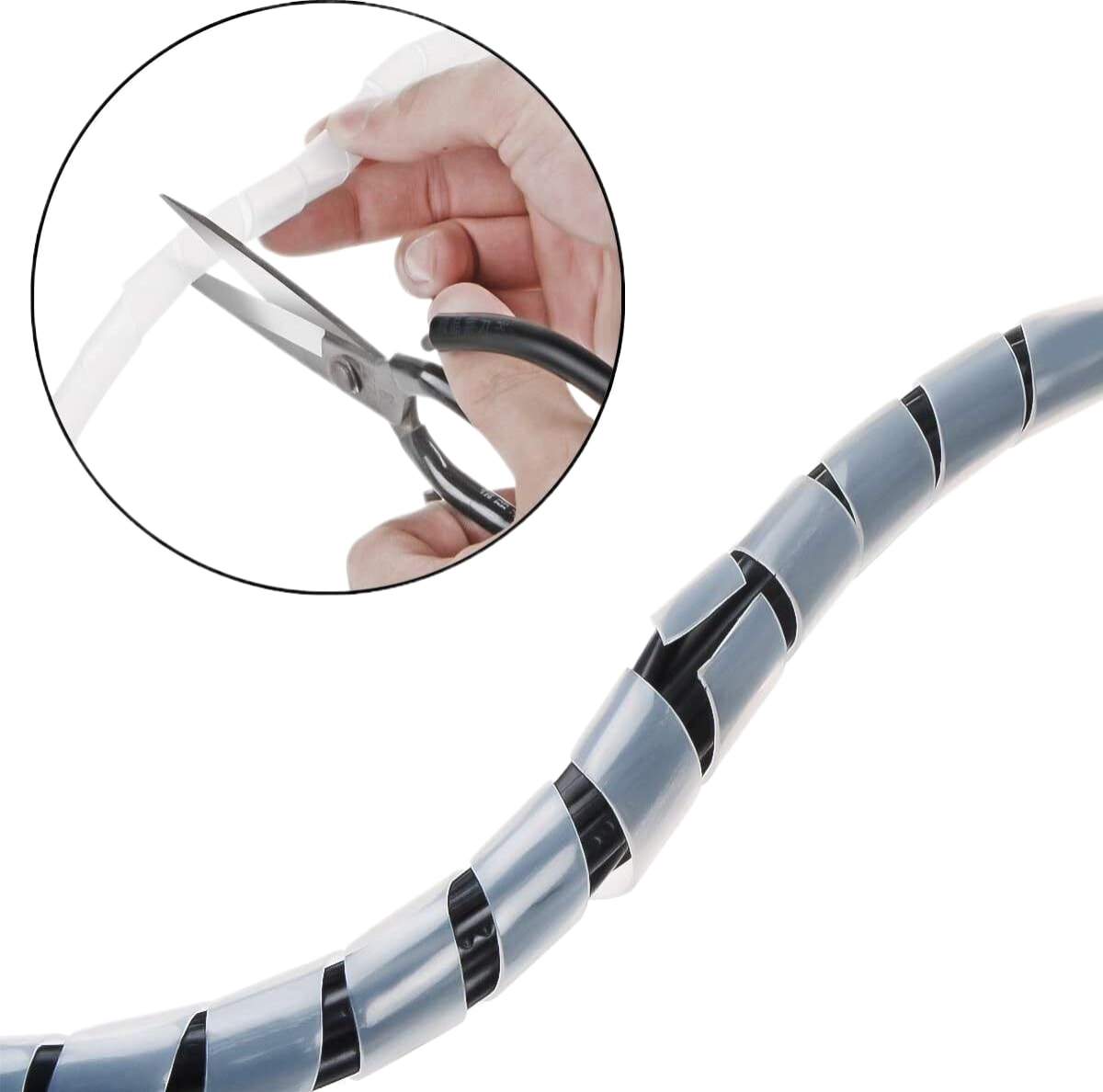 6mm 10 Metre Helezon Sprial (KABLO TOPLAMA)